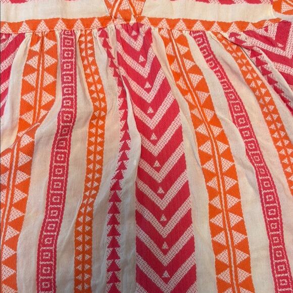 Old Navy Pink and Orange Geometric Blouse Size XXL - Picture 6 of 10